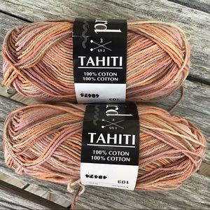 TWO SKEINS COTTON YARN